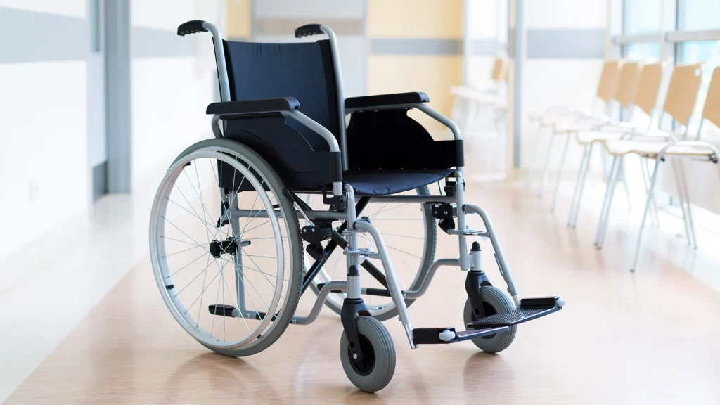 Why wheelchairs are not “basic equipment” in a hospital